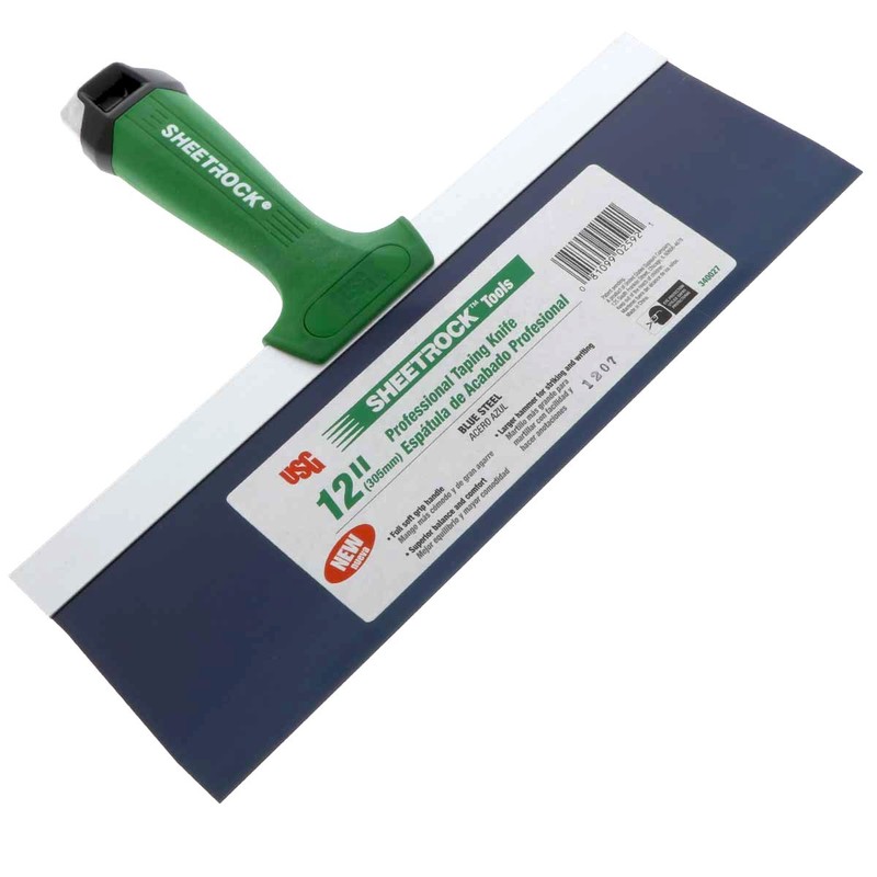 USG Sheetrock Pro Series Blue Steel Drywall Taping Knife with