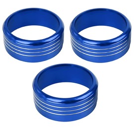 KACEPAR Car AC Air Conditioning Climate Control Knob Ring Cover Trims, Compatible with Subaru Forester XV Crosstrek WRX STi Impreza 2013-2019, Red