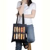 PWHAOO Baguette Lover Gift Baguette Design Tote Bag Baguette Eater