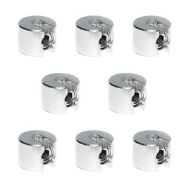 Stop Clamp Made of Stainless Steel V4A - Rope Clamp Wire Rope Clamp Wire Rope Clamp (4 mm, Pack of 8)