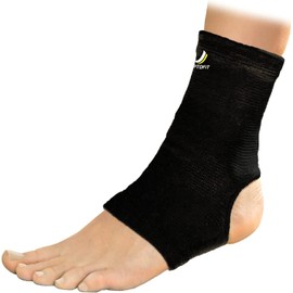 UptoFit Copper Ankle Compression Sleeve for Women Lightweight Breathable Brace for Foot and Ankle Support in Plantar Fasciitis, Achilles Tendon & Tendonitis (Small - 1 Piece)
