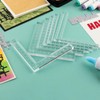 9 Pieces Creative Positioning Pieces Card Corners Helpers with Bone