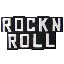 Rock and Roll Metal Music Punk Patch Embroidered Morale Applique Iron On Sew On Emblem
