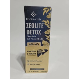Itharoventis Zeolite Detox 2oz for Kids & Adults Clinoptilolite Exp 12/2026 New