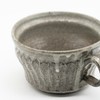 Marui MR-3-4415 Shigaraki Ware Loofah Soup Cup, Capacity Approx. 11.8