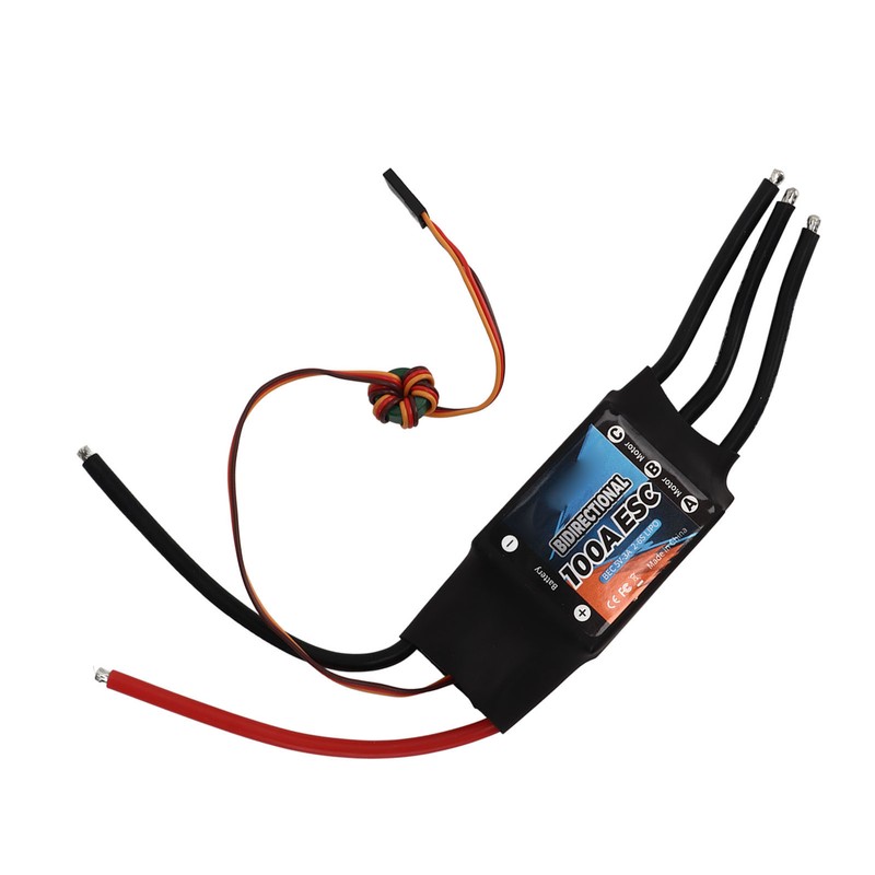 GTSKYTENRC Brushless ESC Bidirectional 100A 2‑6S BEC 3A 5V Electric