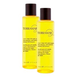 Aceite Terramar Argán 3 en 1 Cabello Pack 2x98mL Protege Calor