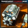 Vuvance V8 Engine Model kit with Battery and Motor –