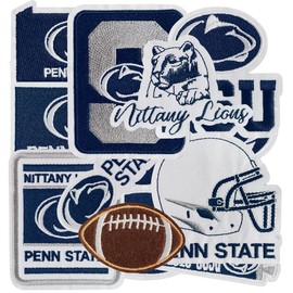 13 Pcs Pennsylvania Fans' Favorite Football Iron on Patches for Hats, Backpacks, Jean and Jackets, Perfect for Both Men and Women