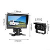 iPoster 7'' Rear View Backup Camera Parking System Night Vision