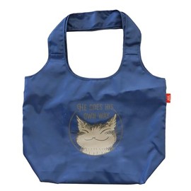 Wachifield Eco Cat Cooling Bag, Honwaka Dayan, Navy Blue