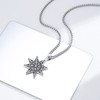 MEDWISE Viking Compass Eight-pointed Star Pendant Necklace 925 Sterling Silver
