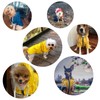 Dog Raincoat with Zip, Reflective Buttons, Pockets, Rain-resistant and Water-resistant,