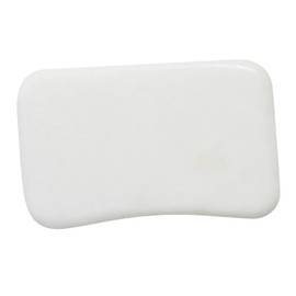 Baluue 1pc Scraping Board Gua Sha Board Scraping Tool Neck Scraper Gua Sha Scraper Scraping Massage Tool Gua Sha Massage Tool Scraping Massage Board Gua Sha Tool Xiuyan Jade White