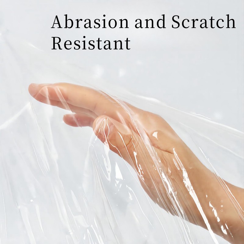 Windproof Travel Umbrella, Transparent Automatic Folding Umbrella Compact Rain Canopy