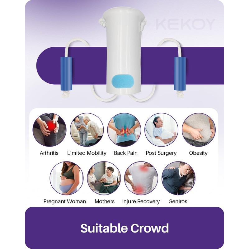 KEKOY 4INCH Sock Aid for Putting on Socks, Sock Assistant