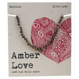 Amber Love Buy Amber Love Children's Necklace Baltic Amber Olive Love 33cm Online | Chempro Chemists