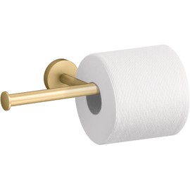 Kohler K27289-2MB Elate Wall Mounted Euro Toilet Paper Holder Vibrant Brushed Moderne Brass