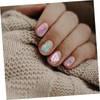 SAFIGLE 3 Boxes Ultra Thin Shell Flakes Nail Art Stickers