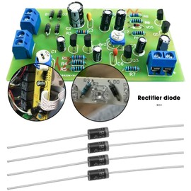 OTOTEC Pack of 50 SB2100 Rectifier Diodes 2A 100V DO-15 Suitable for Low Voltage High Frequency Inverters with Freewheeling Polarity Protection