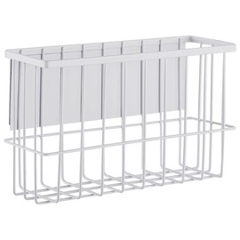 QINGQIU ラップホルダー マグネット おしゃれ ラップスタンド 磁石 冷蔵庫 アルミホイル収納 ラップ収納 キッチン ホワイト