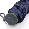 Nifty Colors 1540NV Folding Umbrella, Ruffled Carbon Lightweight Mini 55
