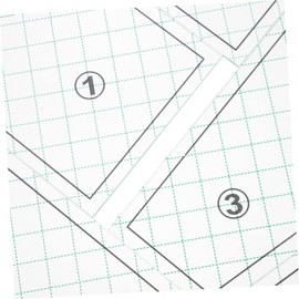 KONTONTY Quilting Rulers for Cutting Sewing Accessories 5pcs Quilting Ruler Set