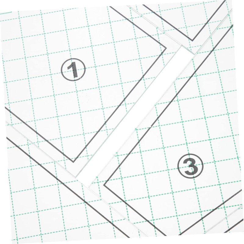 KONTONTY Quilting Rulers for Cutting Sewing Accessories 5pcs Quilting Ruler