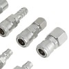8pcs BSP 1/2" Air Hose Coupler Pneumatic Plug, Socket Air