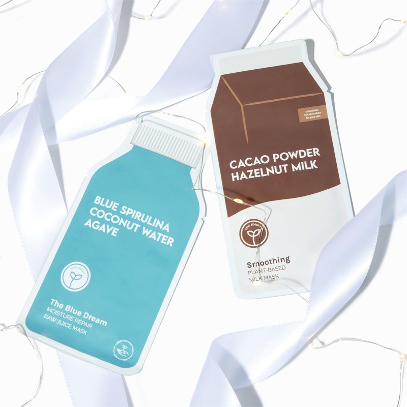 ESW Beauty Cacao Powder Hazelnut Milk Smoothing Plant-Based Milk Mask