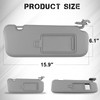 PEVAST Left Driver Side Sun Visor Compatible with Hyundai Elantra