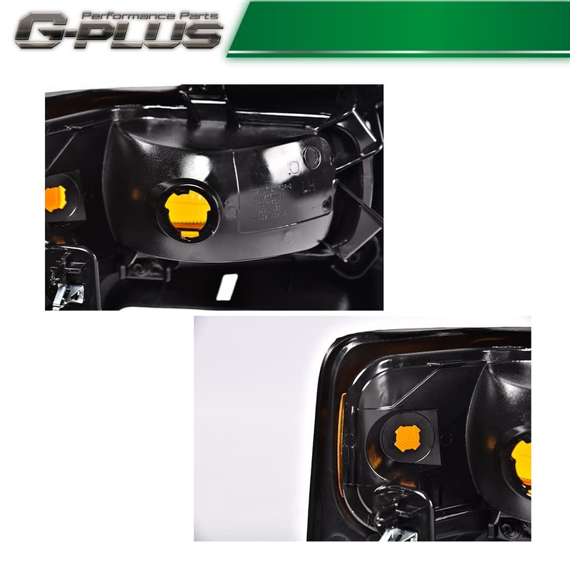 G-PLUS Headlight Trim Bezel with Parking Turn Signal Light Compatible