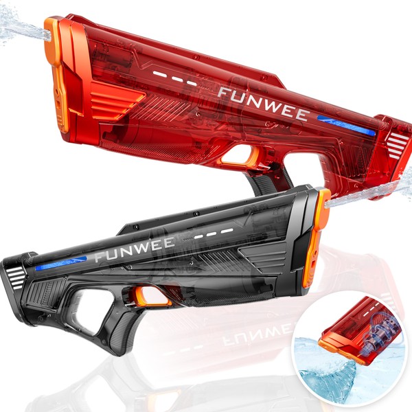 Funwee 2 Pack Electric Water Gun for Kids Adults, Powerful