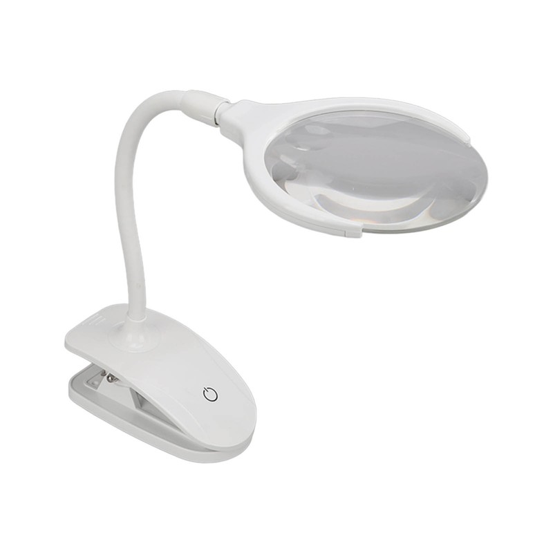 Magnifying Lamp 6 LED 2 Gears Optical Lens Adjustable Foldable