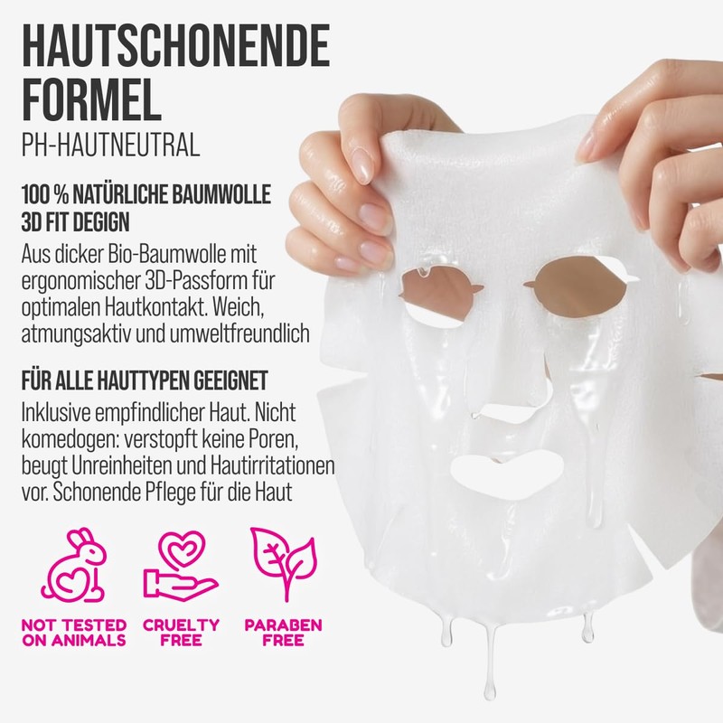 7Days Face Mask Animal Set of 4