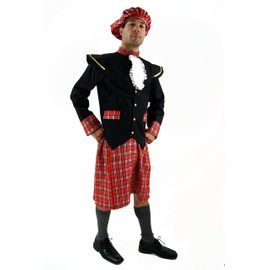 Party/Fancy Dress/Halloween Men Costume Highlander Scotsman Scot Braveheart Kilt L/52 (EU)/42 (UK)/42 (US)