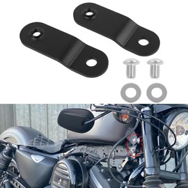 LOOBOR 2 Inch 1 Pair Motorcycle Gas Tank Rising Lift Kit Replacement For Harley Sportster XL 883 1200 48 72 Dyna 1995- 2017