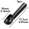 SZCXDKJ 2 Freezer Resistant Non-Stick Aluminium Ice Cream Scoop 18cm