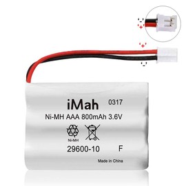 Batería de repuesto Ni-MH AAA 800 mA 3,6 V 29600-10 para monitor de bebé de verano 29000 29003 29030 29040 29500 28650 285650A 29600 29630 29890 36004