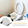 Housoutil 2 Sets Toilet Seat Hinge Toilet Seat Screw Hinges