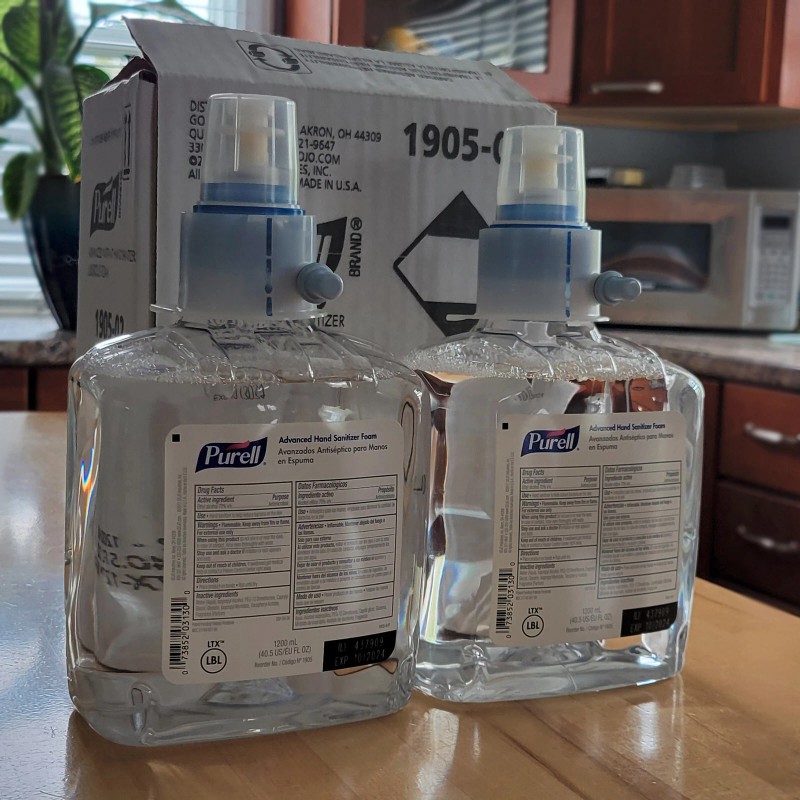 Purell 1905-02 Advanced Hand Sanitizer Foam for 1928-04 LTX-12 (Box