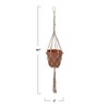 Bloomingville Handwoven Cotton Macramé Plant Hanger, Natural Flower Pots, 2"