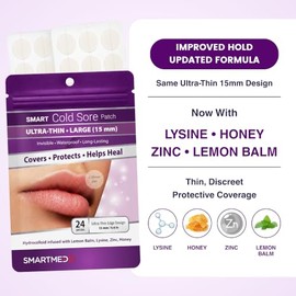 Smartmed Parche Tratamiento Olor Frío Duo Grande Ultra Fino 15mm Delgado 12mm Parches