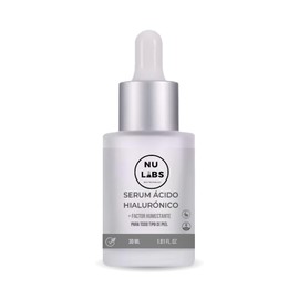 Nu Labs Serum Facial Ácido Hialurónico 30ml – Hidratante Profundo + Factor Humectante + Efecto Glow + Mejora Elasticidad + Piel Suave y Radiante – Todo Tipo de Piel
