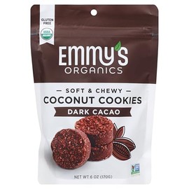 EMMYS Organic Dark Cacao Macaroons, 6 OZ