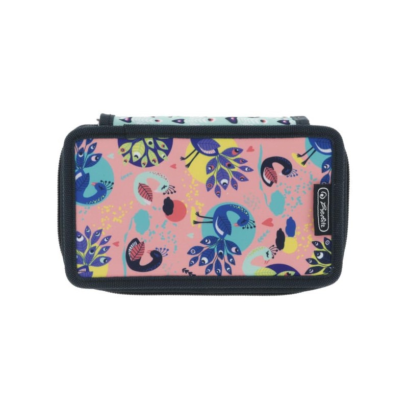 Herlitz® School Pencil Case with 3 Compartments without Accessories |