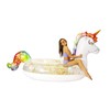 PoolCandy Gigantic Glitter Unicorn Beach & Pool Raft