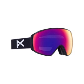 Anon M4S Toric Goggles + Bonus Lens + MFI face mask, Frame: Black, Lens: Perceive Sunny Red (14% / S3), Spare Lens: Perceive Cloudy Burst (59% / S1)