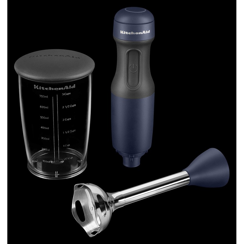 KitchenAid BPA-Free KHB1231IB 2-Speed Hand Blender, Ink Blue