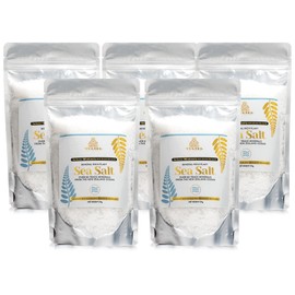 TURNER Mineral-Rich Flaky Sea Salt, Made in New Zealand, Kosher Flakes, 1050 Gramm, Premium Gourmet, Unprocessed, 84 Minerals & Trace Elements, 100% All-Natural, Solar & Wind Harvested, Lab Certified